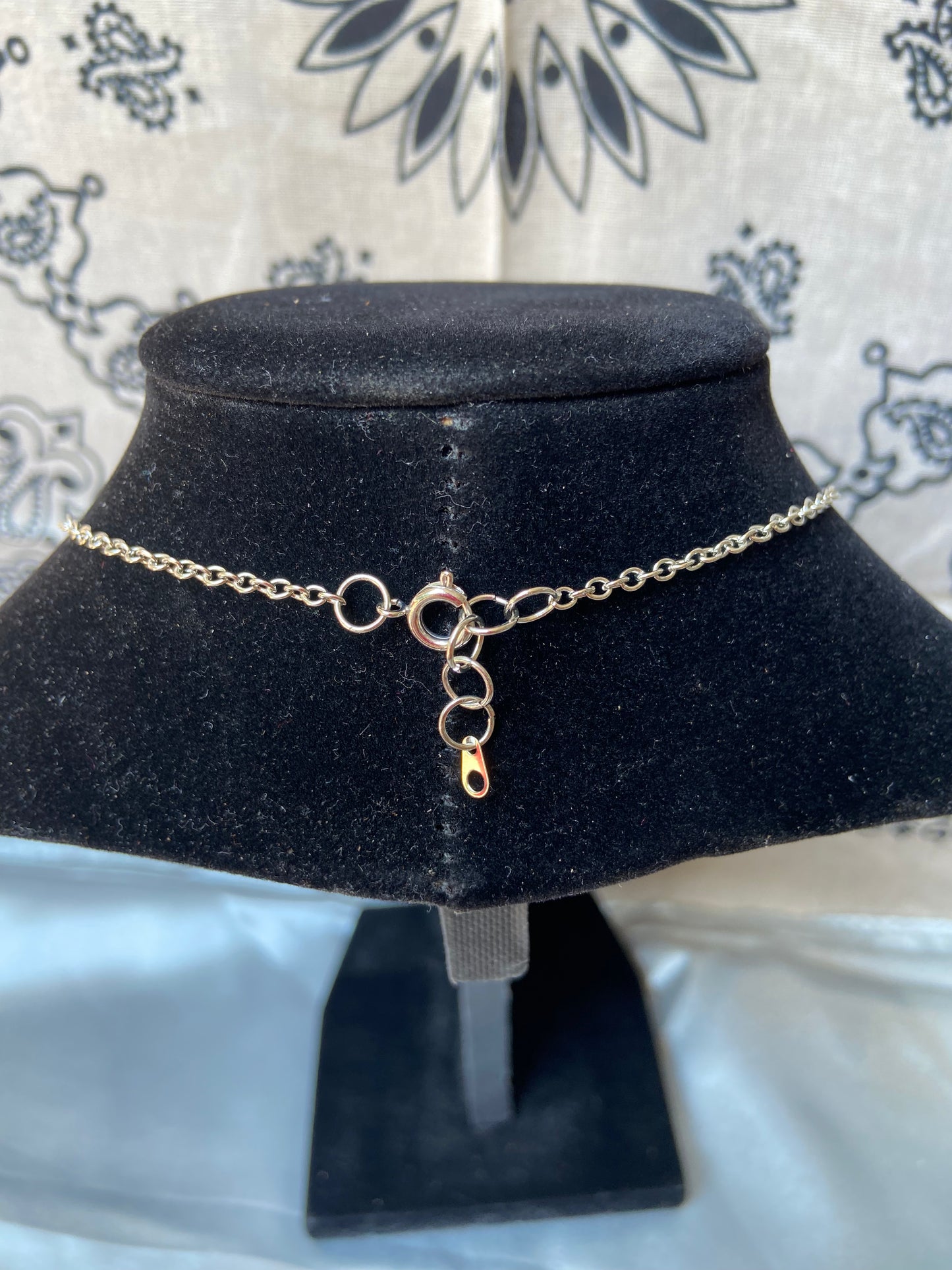 Labradorite bar necklace