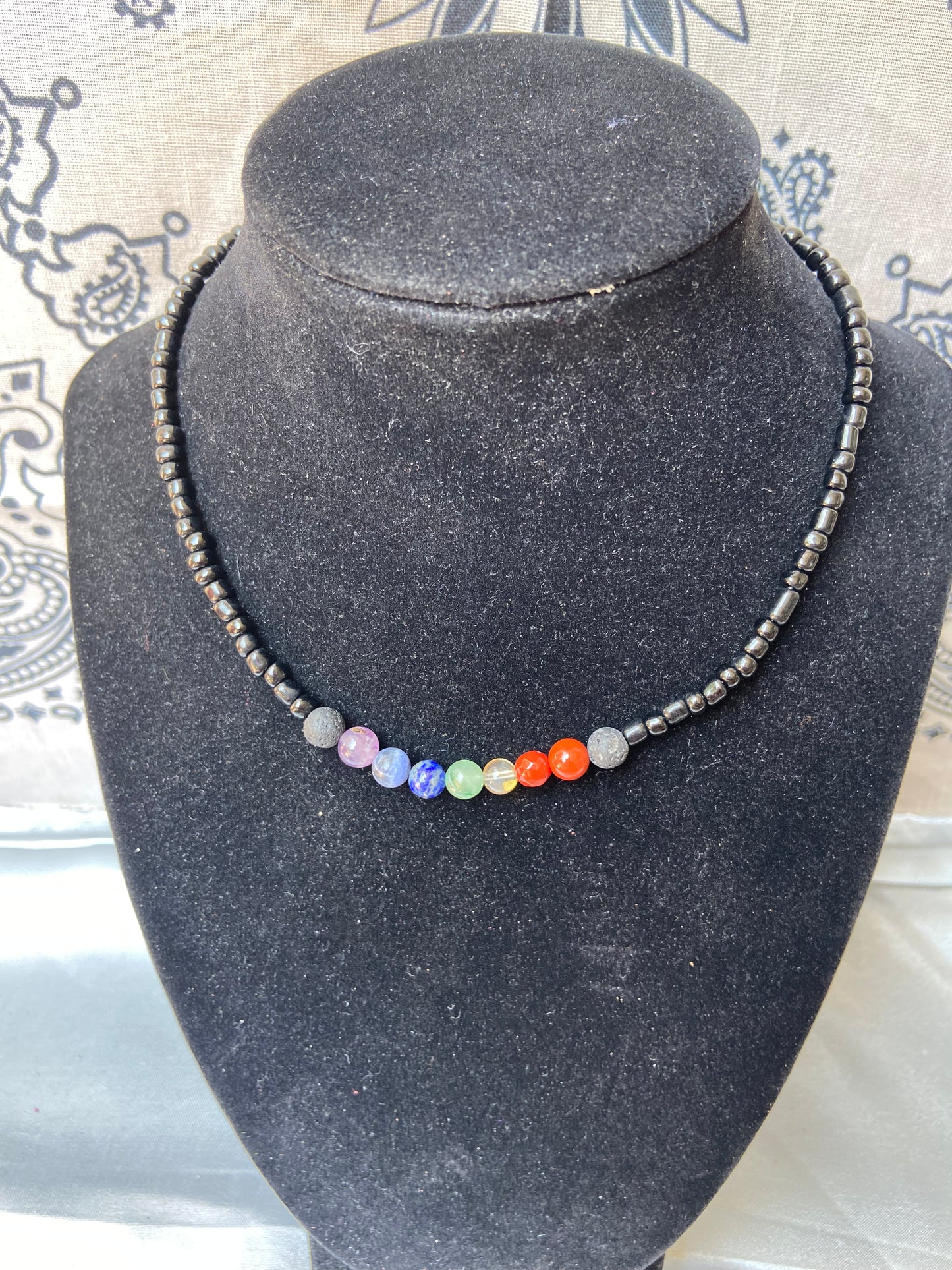 Chakra stone necklace