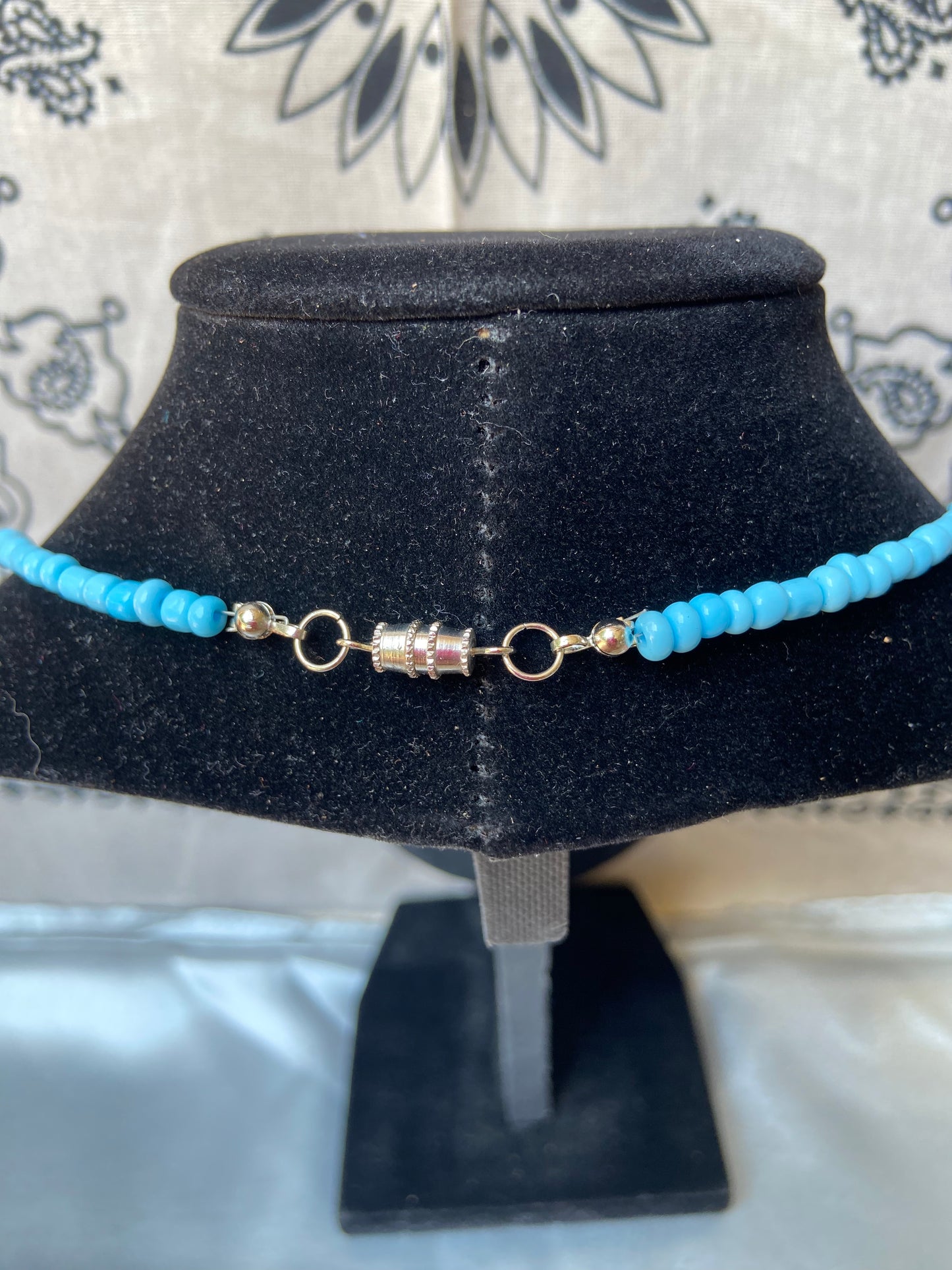 Beaded Nazar ‘evil eye’ choker